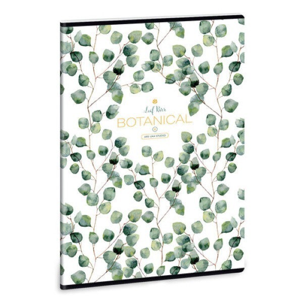 Ars Una sima füzet A4 – Botanic Leaf