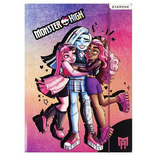 Monster High A4-es gumis mappa – kétféle