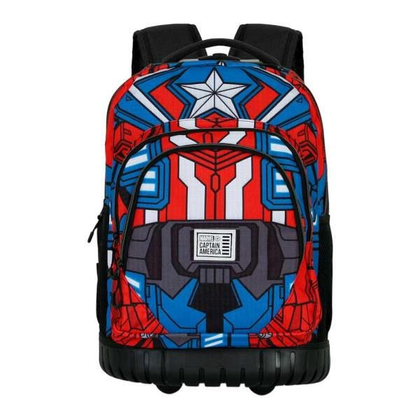 Marvel gurulós iskolatáska Amerika kapitány – Tekk jelmez