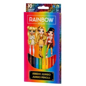 Rainbow High 10 db-os vastag színes ceruza készlet